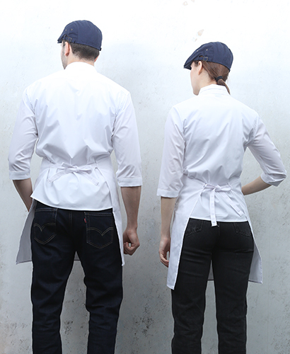 AP-910 백색 면혼방 목걸이