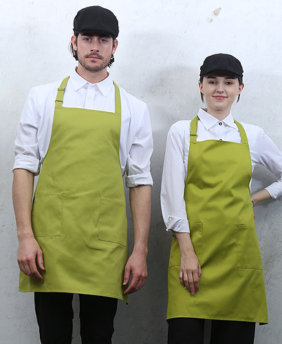 AP-910 파스텔연두 면혼방목걸이