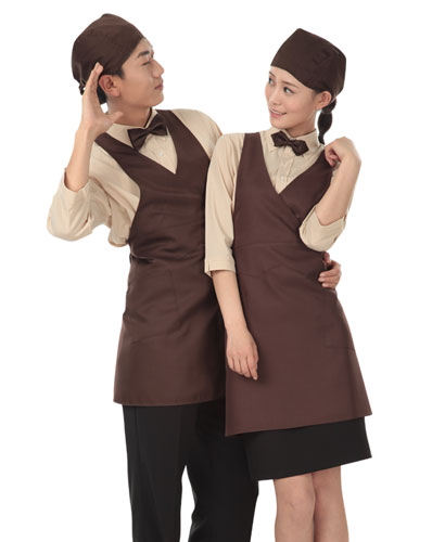 AP-950 갈색 조끼형 앞치마(77)