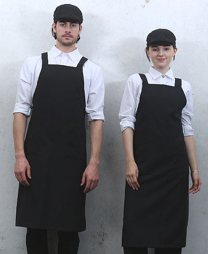 AP-960 검정(롱)카페 앞치마