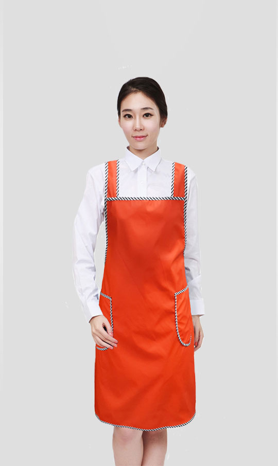 AP-97 H형 감귤색 방수앞치마