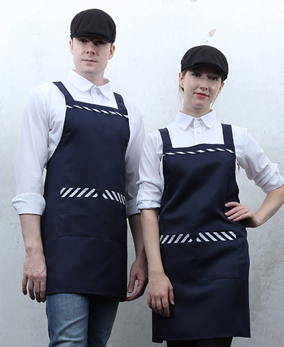 AP-970 곤색 띠 앞치마