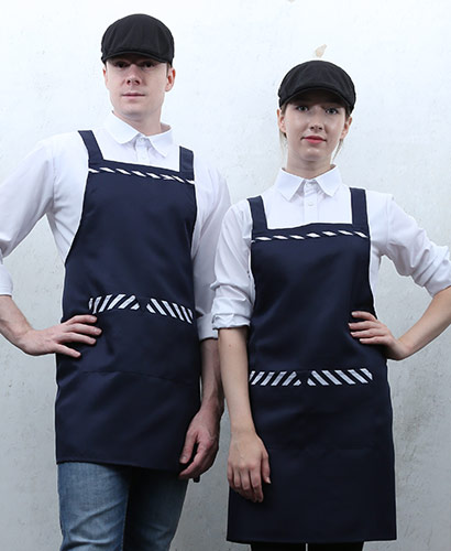 AP-970 곤색 띠 앞치마