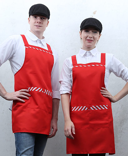 AP-970 적색 띠 앞치마