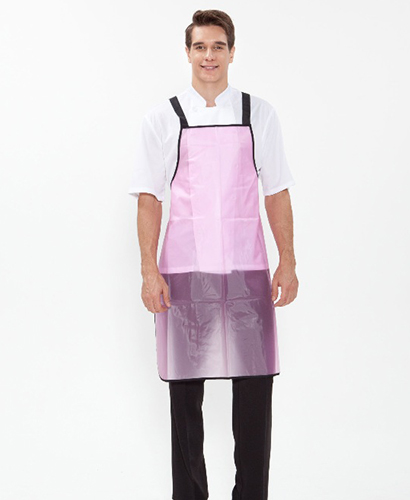 AP-98 핑크 대/중 우레탄반투명 방수앞치마