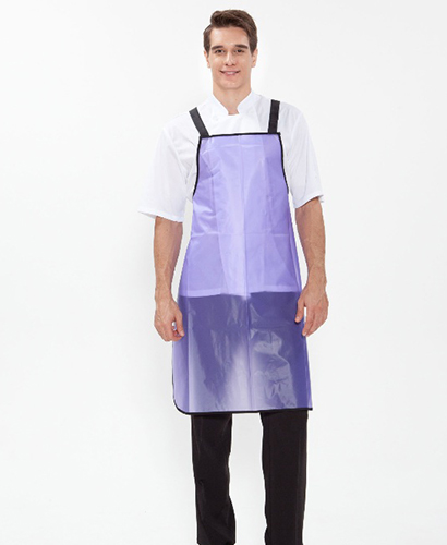 AP-98 보라색 대/중 우레탄반투명 방수앞치마
