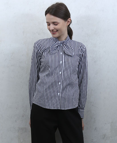 B-102 곤색줄지리본