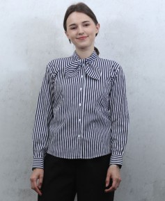 B-102 곤색줄지리본