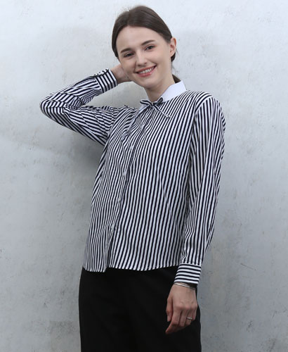 B-109 곤색줄지띠리본