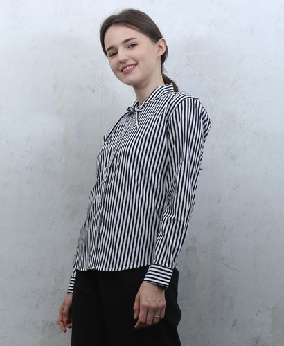 B-112 검정줄지끈리본