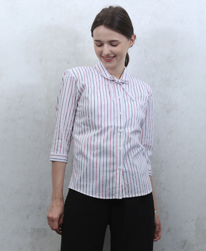 B-115 색동줄지끈리본 칠부