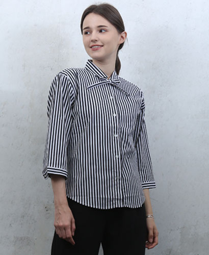 B-117 검정줄지끈리본 칠부