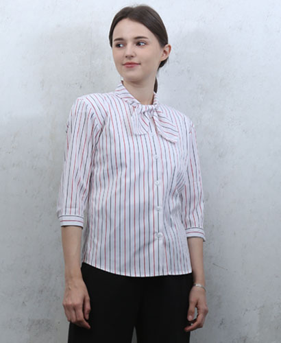 B-121 색동줄지리본 칠부