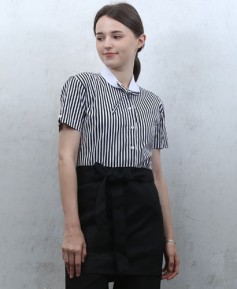 B-127 검정줄지백색카라 반팔  -매장문의