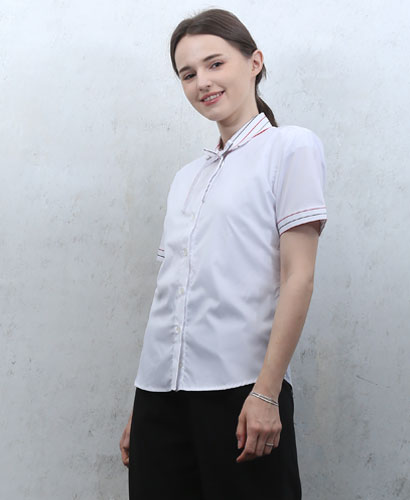 B-129 백색색동끈리본