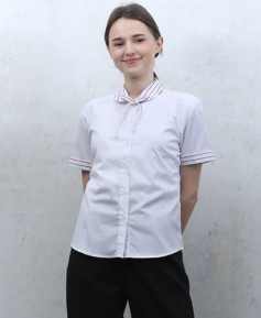 B-129 백색색동끈리본