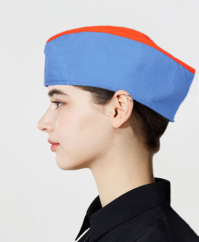 C--61 하늘색 배색 위망사모자(70)