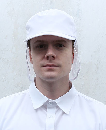 C-134 백색챙 귀망사 기본모자