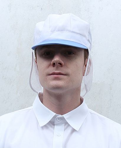 C-135 하늘챙 귀망사 위생모자 ㅡㅡㅡㅡ (뒤조절기)