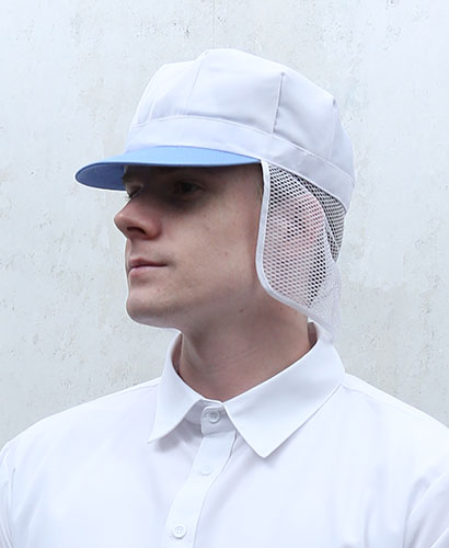 C-135 하늘챙 귀망사 위생모자 ㅡㅡㅡㅡ (뒤조절기)