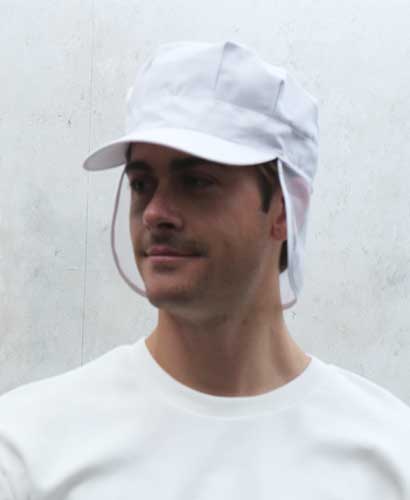 C-137 백색 귀망사 위생모자