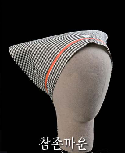 ◈ C-185 검정체크적색띠 스카프◈