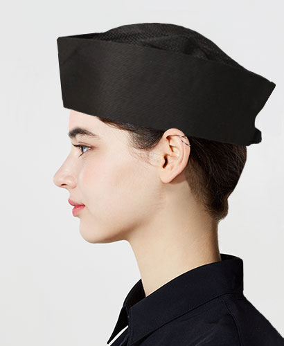 C-01  검정 위망사 일자모자(70)