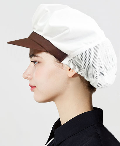 ▶ C-203 갈색챙 반망사모  ◀