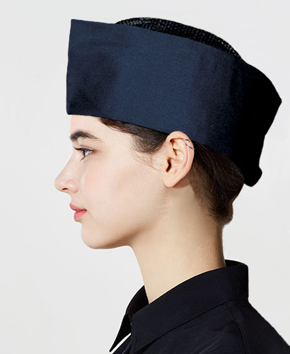 C-2 곤색 위망사 일자모자(68)