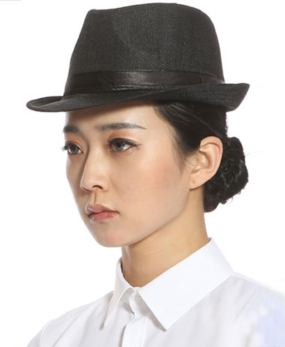 C-42 검정 페도라