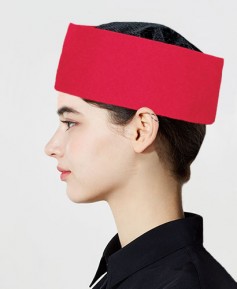 C-4 적색 위망사모자