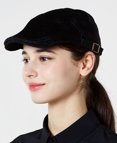 C-517 블랙메쉬 조절끈헌팅캡