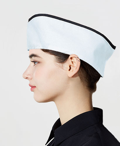 C-59 백색 검띠 위망사모자