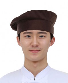 ◎ C-634 갈색 쿡모자 ◎ ㅡㅡㅡㅡㅡ ((남여공용))(65)