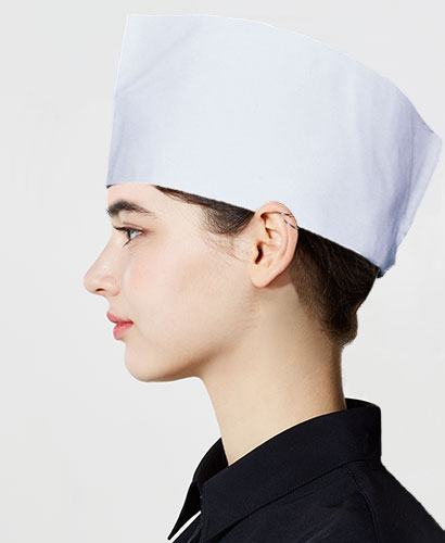 C-8 백색 위망사모( 높이 13cm)(70)