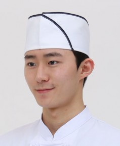 C-923 백색 띠 위망사 ㅡ헬로모자 남/여공용