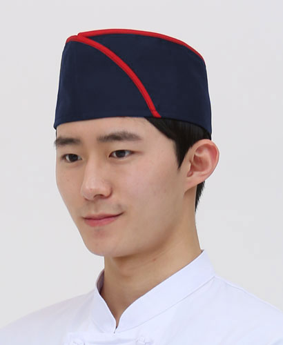 C-941 곤색 적띠 위망사모 ㅡ(남녀공용)