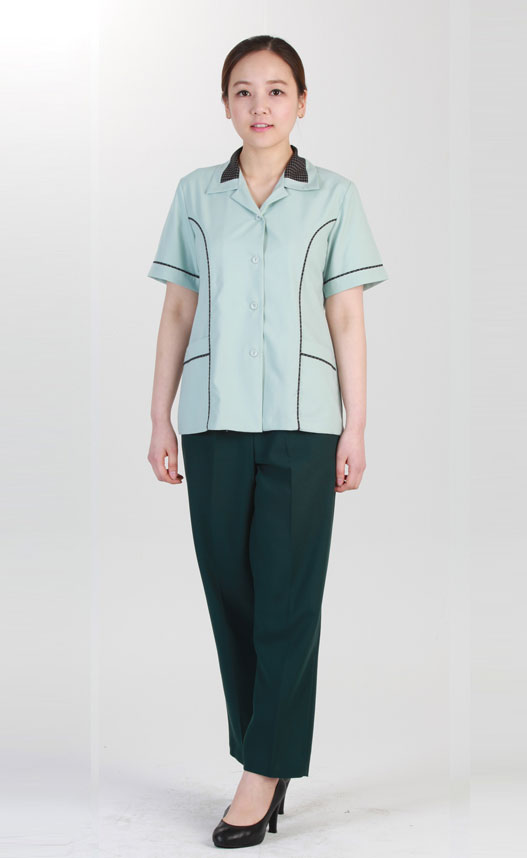 CL-35 연회색 유니폼 반팔