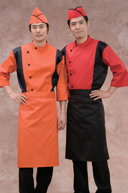 CO-01 오랜지 적색 스넵단추 칠부