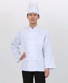 CO-20 클래식 100% 순면 긴팔조리복(20수/30수)