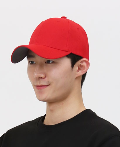 CP-1736  적색 무지 야구모자