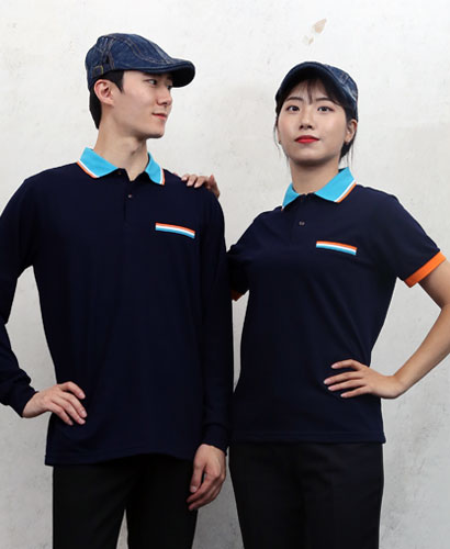 ▶T-51 곤색 주머니 포인트