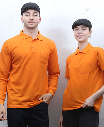 ▶T-52 오렌지 폴로티셔츠 ◀ㅡㅡㅡㅡ(주머니있음)