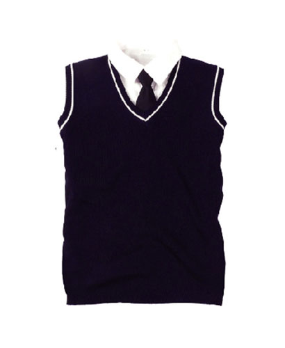 G-44 곤색 니트 선 조끼