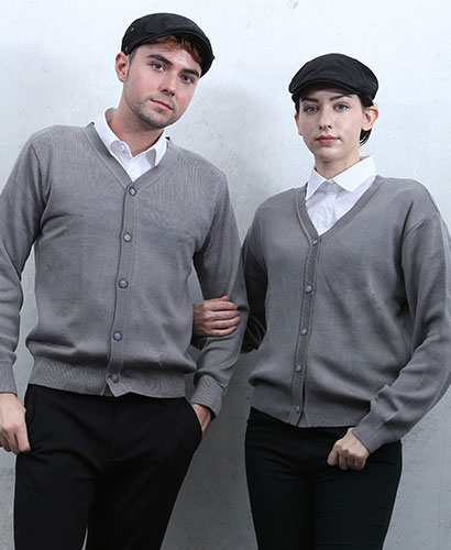 G-90 연회색 무지 가디건 (남성/여성)