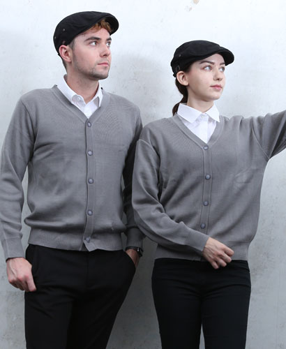 G-90 연회색 무지 가디건 (남성/여성)