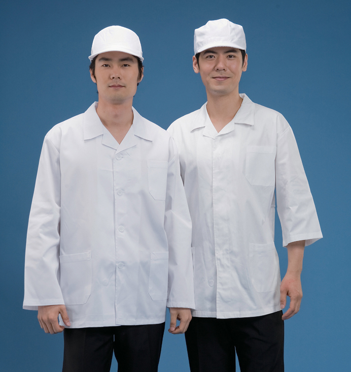 HA-20 30수 남성 백색 기본 위생복 ㅡㅡ(얇은원단)