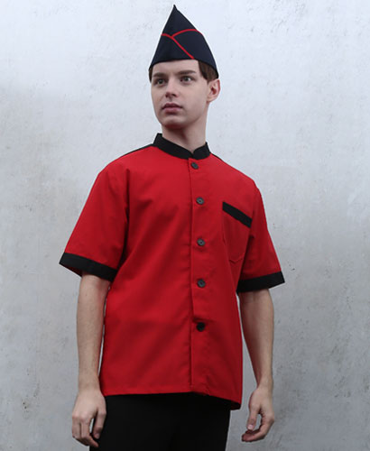 HA-53 빨강검정포인트반팔