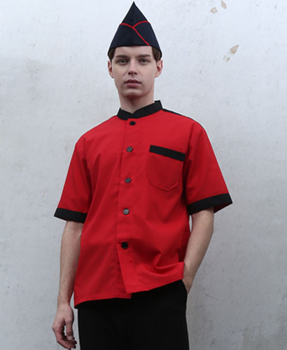 HA-53 빨강검정포인트반팔