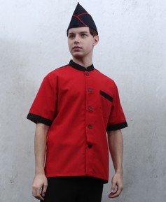 HA-53 빨강검정포인트반팔